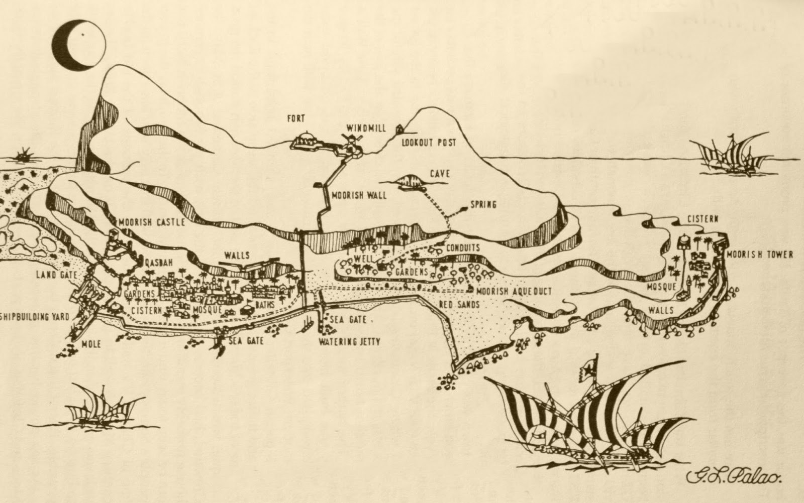 1462 Moorish Gibraltar George Palao